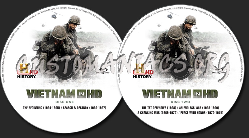 Vietnam in HD blu-ray label