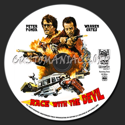 Race With The Devil dvd label