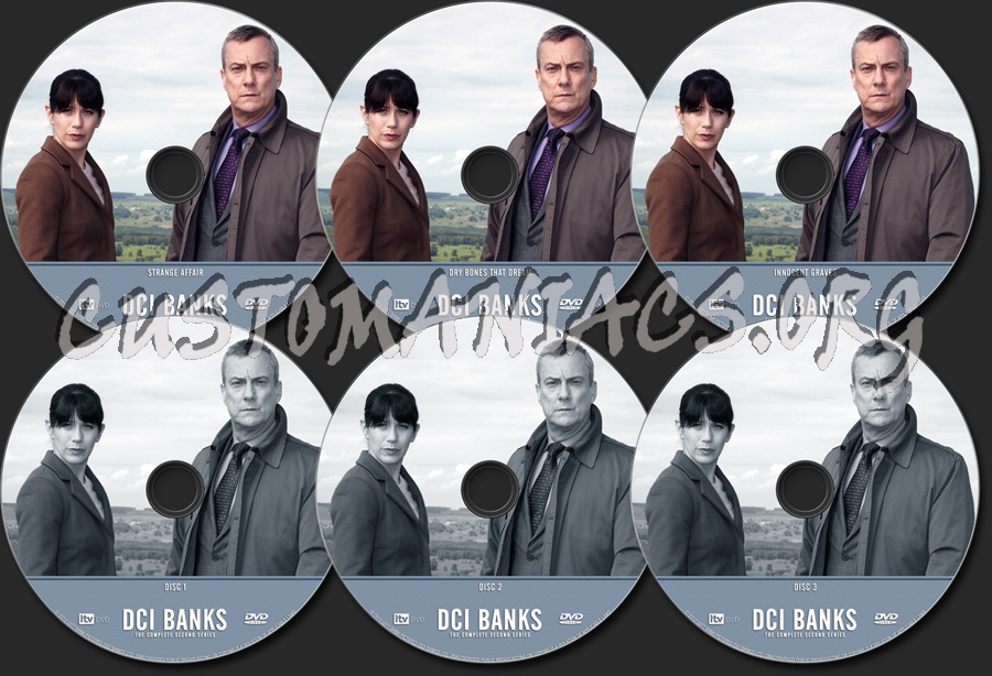 DCI Banks - The Complete Second Series dvd label