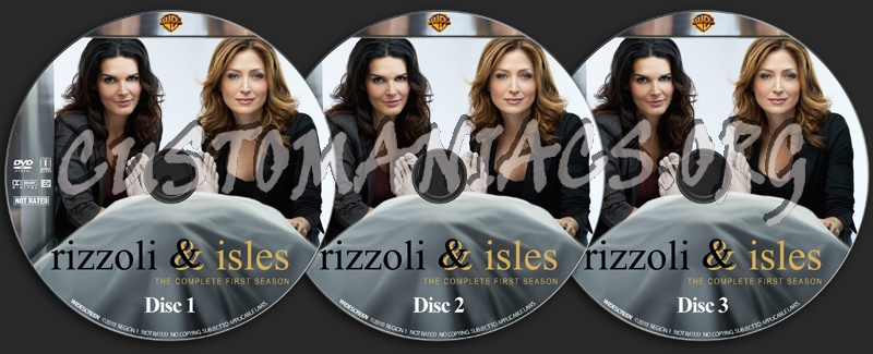 Rizzoli & Isles: Season 1 dvd label