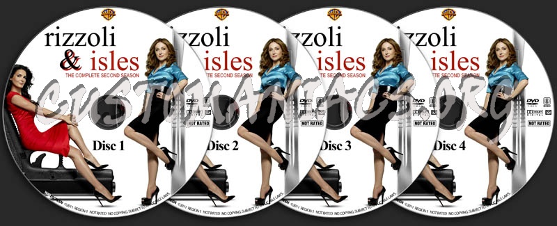 Rizzoli & Isles: Season 2 dvd label