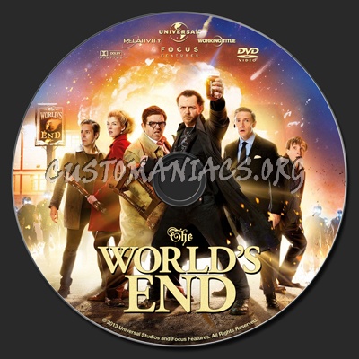 The World's End dvd label