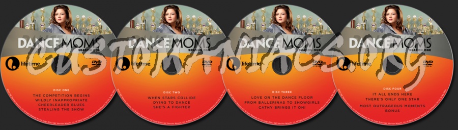 Dance Moms Season 1 dvd label