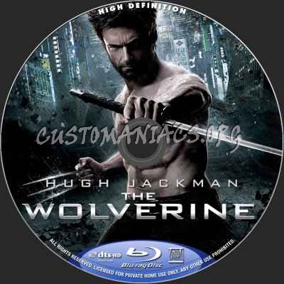 The Wolverine (2013) (2D+3D) blu-ray label