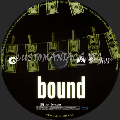 Bound blu-ray label