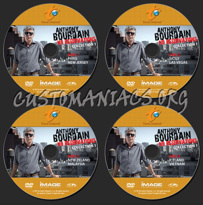 Anthony Bourdain - No Reservations - S1 dvd label