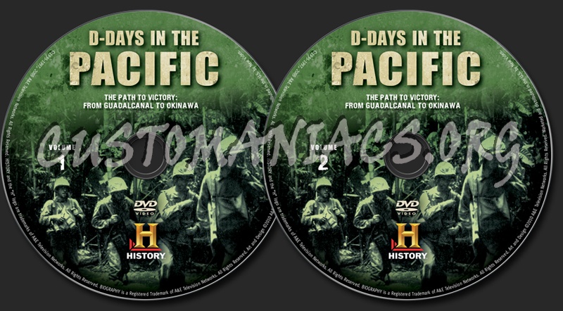 D-Days in the Pacific dvd label