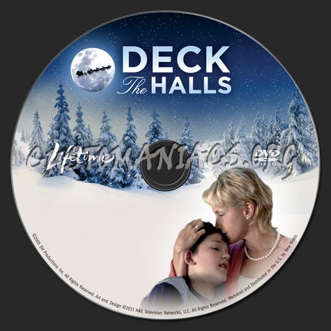 Deck the Halls dvd label