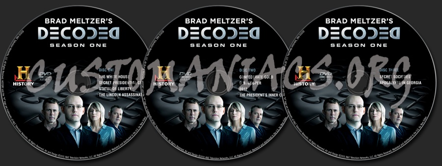 Decoded Season 1 dvd label