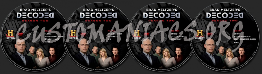 Decoded Season 2 dvd label