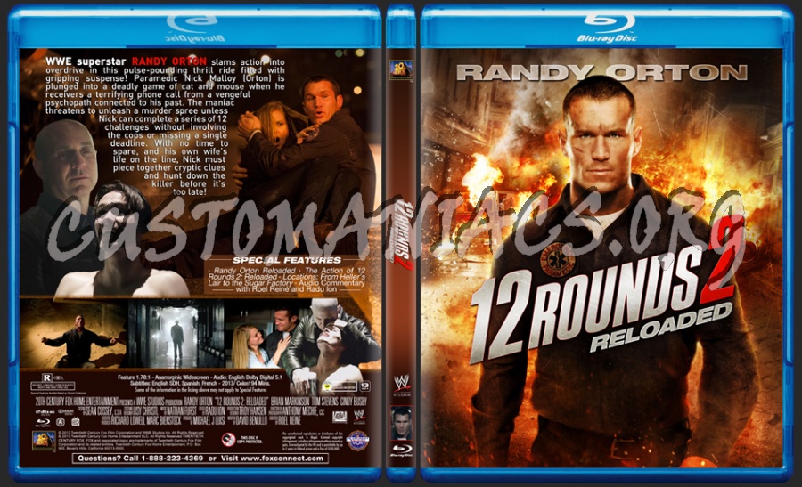 12 Rounds 2: Reloaded dvd cover