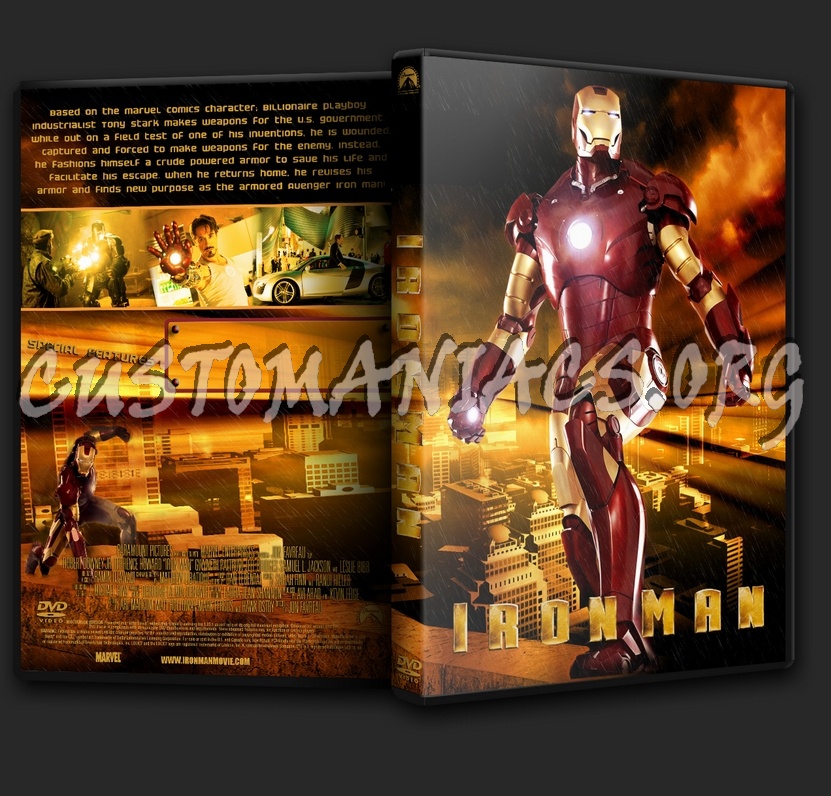 Iron Man dvd cover