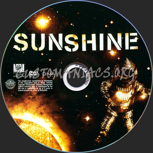 Sunshine dvd label