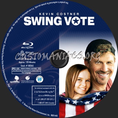 Swing Vote blu-ray label