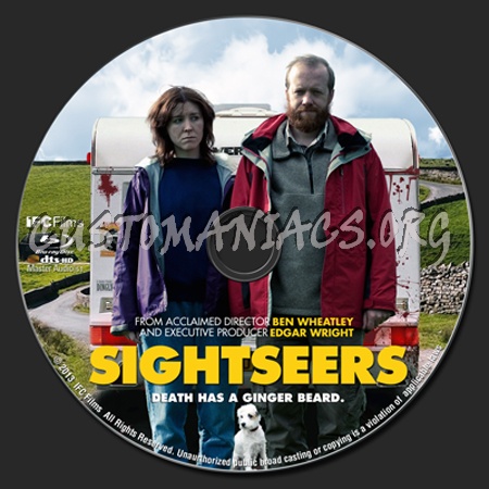 Sightseers blu-ray label