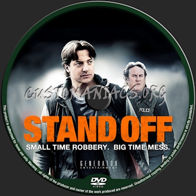 Stand Off dvd label