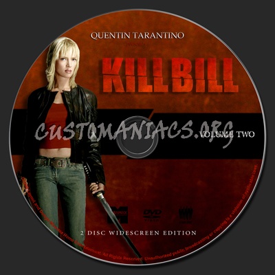 Kill Bill Collection dvd label