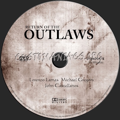 Return of the Outlaws dvd label