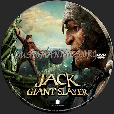 Jack the Giant Slayer dvd label