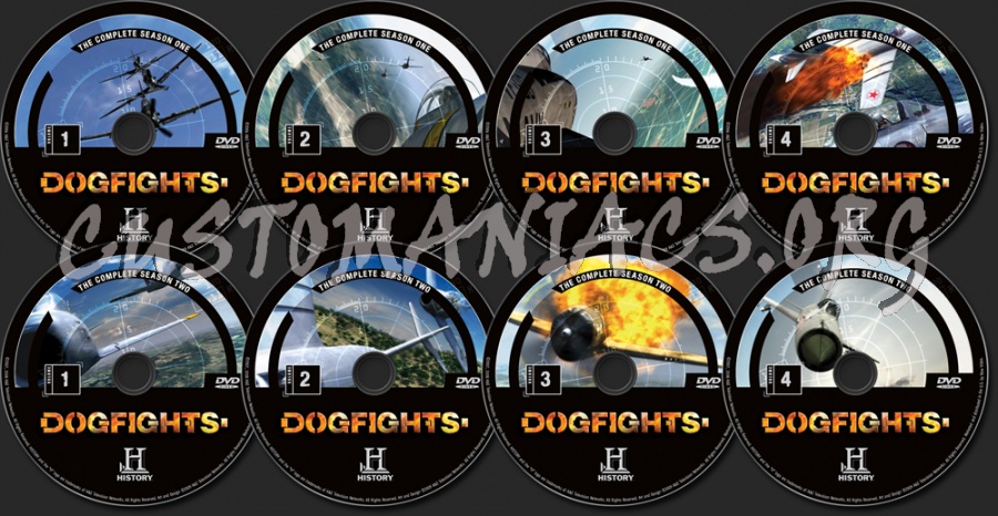 Dogfights The Complete Series dvd label