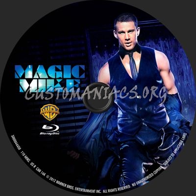 Magic Mike blu-ray label