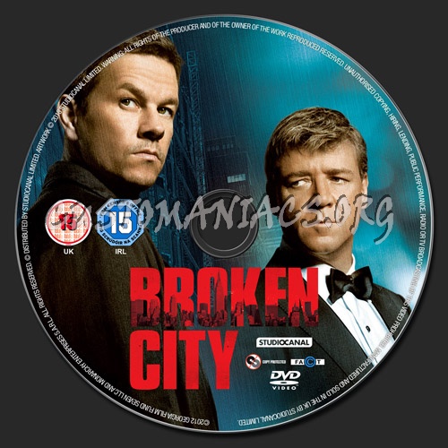 Broken City dvd label