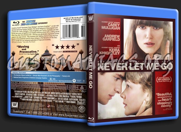 Never Let Me Go blu-ray cover