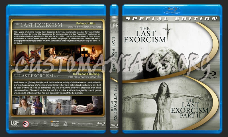 The Last Exorcism Double Feature blu-ray cover