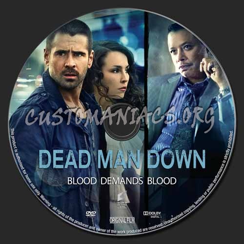 Dead Man Down dvd label