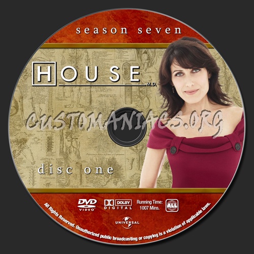 House MD - Season 7 dvd label