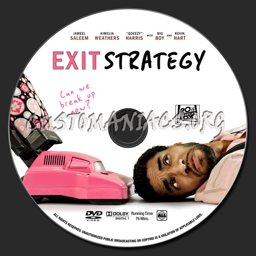 Exit Strategy dvd label