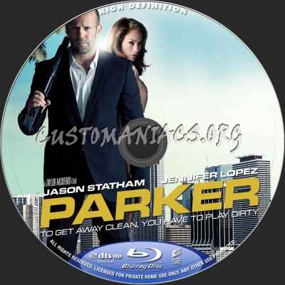 Parker blu-ray label