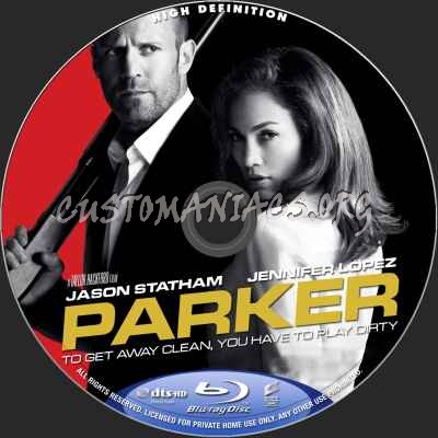 Parker blu-ray label