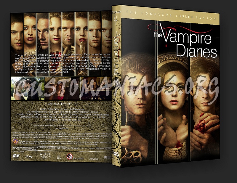 The Vampire Diaries Season 4 dvd cover