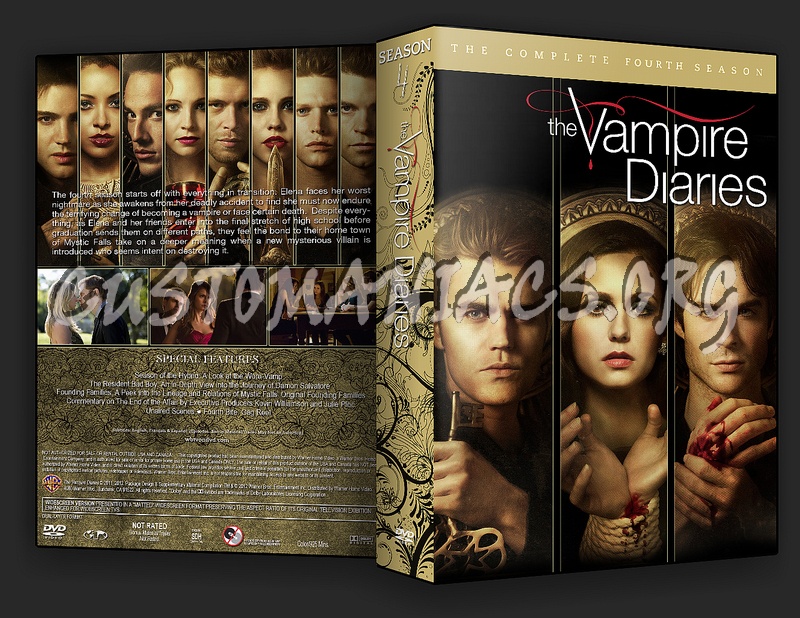 The Vampire Diaries Season 4 dvd cover