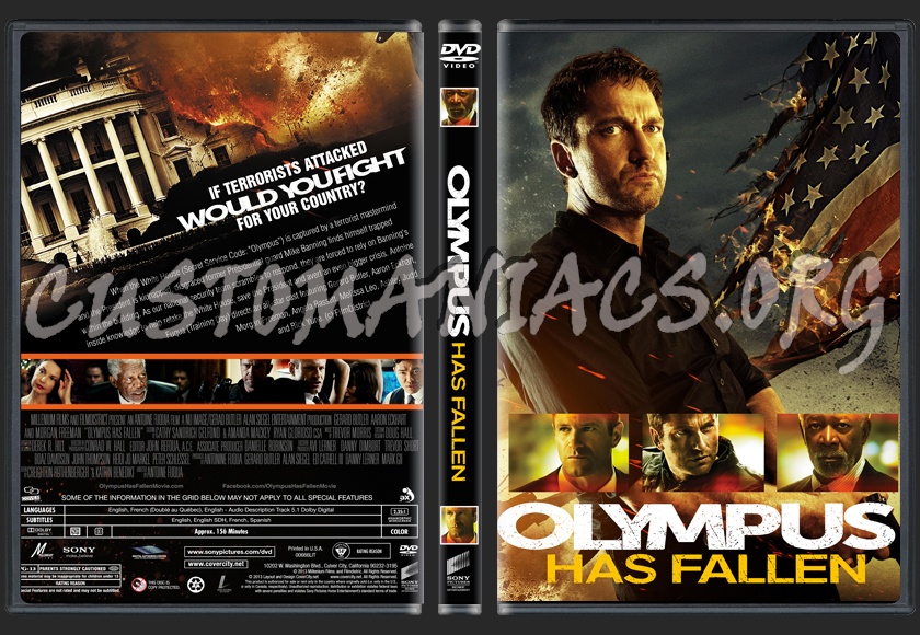 Olympus Has Fallen dvd cover