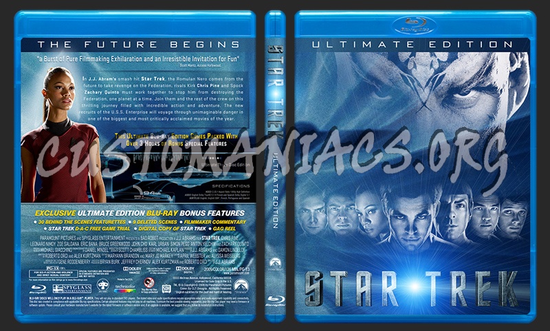 Star Trek (2009) blu-ray cover