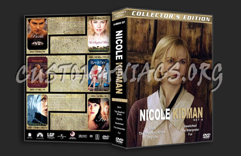 Nicole Kidman Collection: Set 4 dvd cover