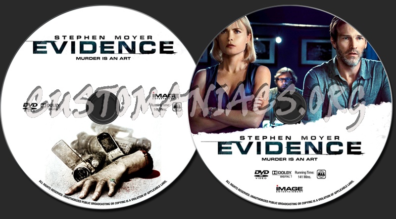 Evidence (2013) dvd label