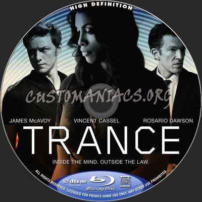 Trance blu-ray label