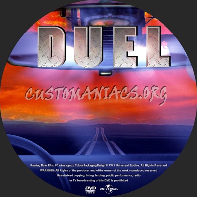 Duel dvd label