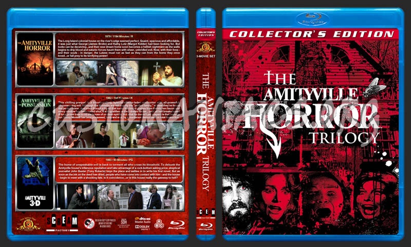 The Amityville Horror Trilogy blu-ray cover