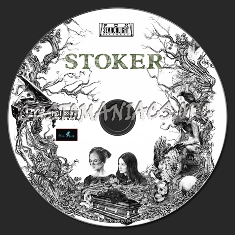 Stoker dvd label