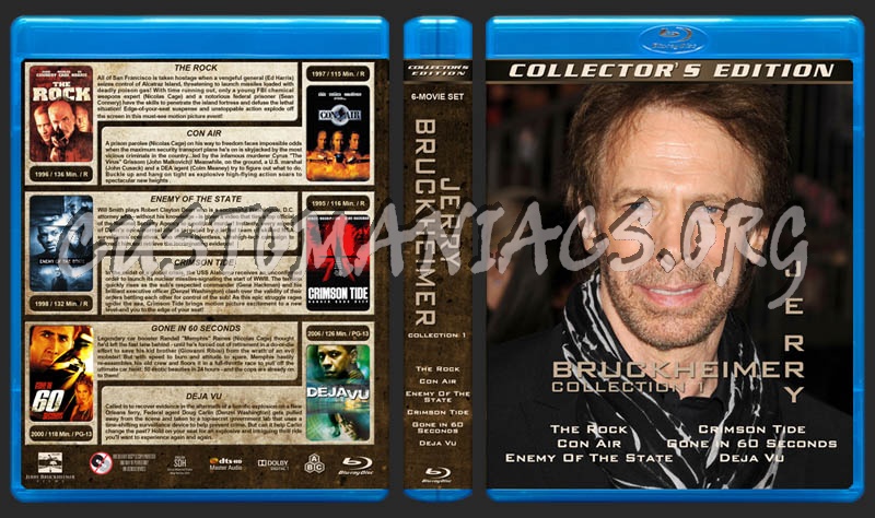 Jerry Bruckheimer Collection 1 blu-ray cover