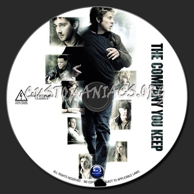 The Company You Keep (2013) blu-ray label