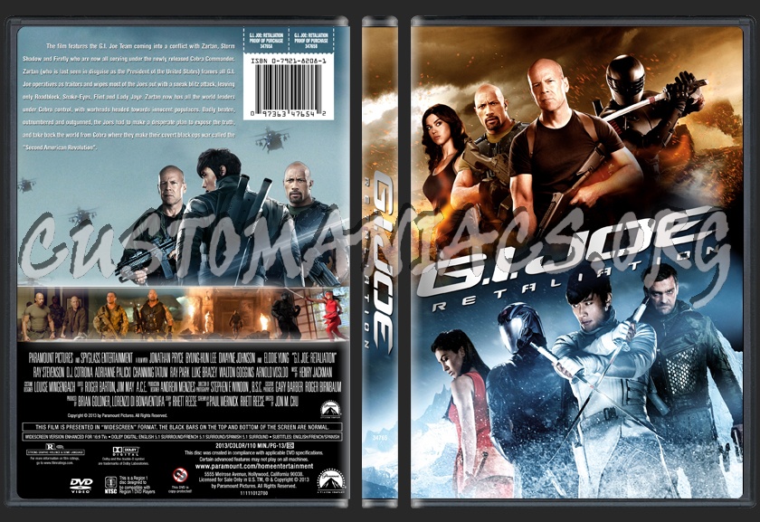 G.I. Joe: Retaliation dvd cover