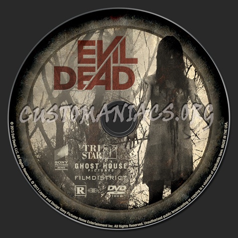 Evil Dead (2013) dvd label