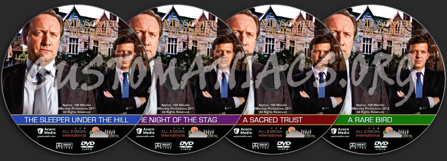 Midsomer Murders - Set 22 dvd label