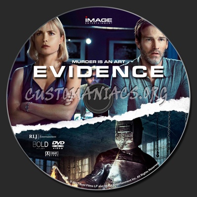 Evidence (2013) dvd label