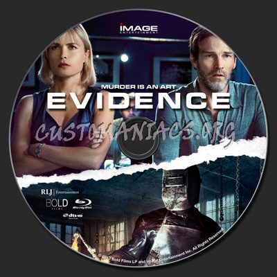 Evidence (2013) blu-ray label